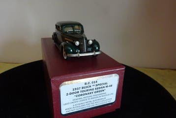 Brooklin 1:43 - Modelauto - 1937 Buick Special 2-Door, Nieuw