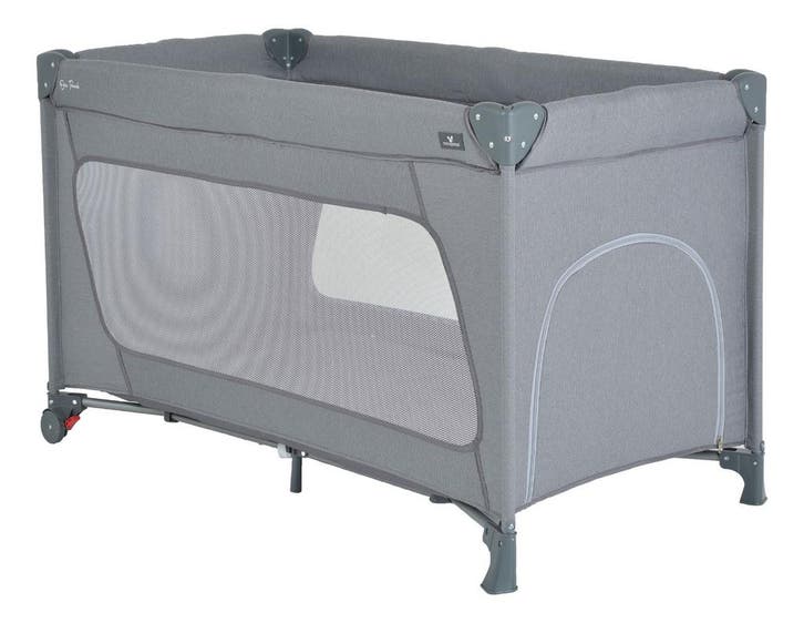 Cangaroo One Touch Dark Grey Campingbed, Kinderen en Baby's, Babywiegjes en Ledikanten, Nieuw, Verzenden