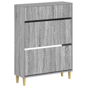 vidaXL Schoenenkast DELFT 78 x 24 x 103 cm Bewerkt hout, Verzenden, Nieuw