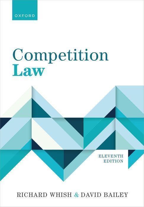 Competition Law 9780198906032, Boeken, Studieboeken en Cursussen, Zo goed als nieuw, Verzenden