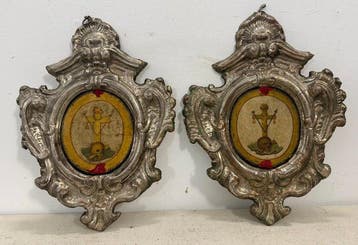 Scuola lombardo-emiliana (XVIII) - Memento mori con emblemi
