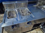 Bakwand Electrolux friteuse en gasfornuis met oven *VEILING*, Zakelijke goederen, Horeca | Keukenapparatuur, Gebruikt, Fornuis, Frituur en Grillen