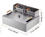 Friteuse 17L 3000W RVS – Professionele Deep Fryer, Verzenden, Nieuw