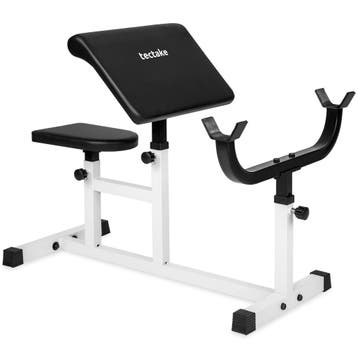 Biceps curl halterbank - zwart / wit, Sport en Fitness, Fitnessmaterialen, Verzenden, Nieuw