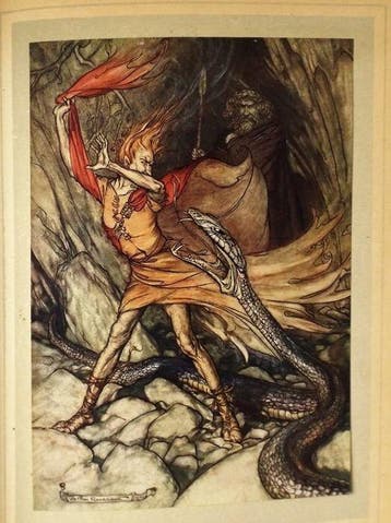Richard Wagner / Arthur Rackham (ill) - The Rhinegold & The