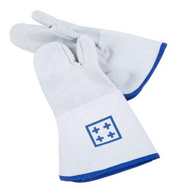 GGM Gastro | Ovenhandschoen - lederen - Lengte: 360mm - 3 |, Overige kleuren, Verzenden, Nieuw, Werkschoenen