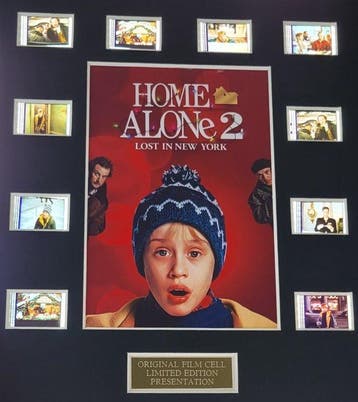 Home Alone 2 - Framed Film Cell Display with COA, Nieuw