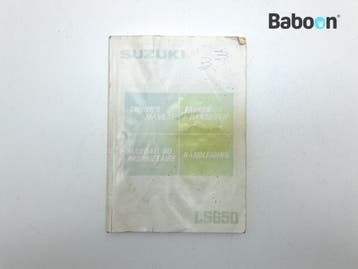 Instructie Boek Suzuki LS 650 1986-2003 Savage (LS650), Verzenden, Gebruikt