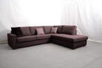 Hoekbank Frederiksoord - hoekbanken - Bruin, Nieuw, 150 cm of meer, Stof, 200 tot 250 cm