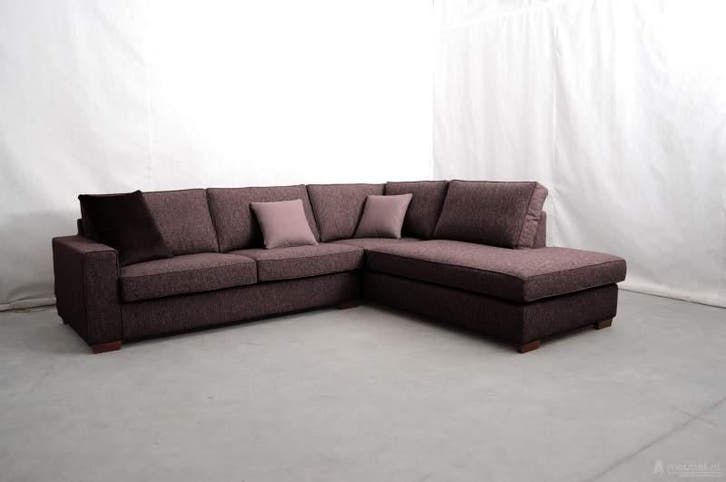 Hoekbank Frederiksoord - hoekbanken - Bruin, Huis en Inrichting, Banken | Sofa's en Chaises Longues, 150 cm of meer, Nieuw, 200 tot 250 cm