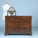 Strakke stoere ladenkast op bracket feet mooie patina  afger, Ophalen of Verzenden
