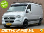 Zakelijke Lease |  Mercedes-Benz Sprinter 316CDI 164PK L2H1, Stof, Gebruikt, Mercedes-Benz, Grijs