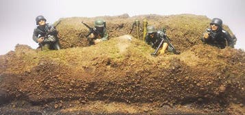 Tamiya - Diorama WWII German Infantry Trench Defense -, Nieuw