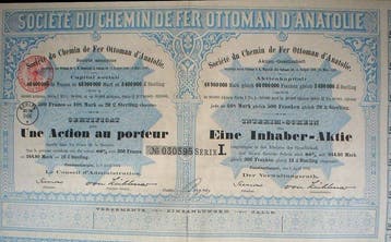 Verzameling van obligaties of aandelen - Ottoman Railway