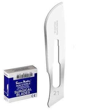 Swann Morton® Scalpelmesjes 0107, 100 stuk nr 21 niet, Verzenden, Nieuw