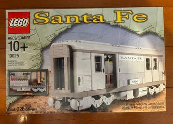 Lego Set - 10025 - Train - Santa Fe Cars - Set I (mail or, Nieuw