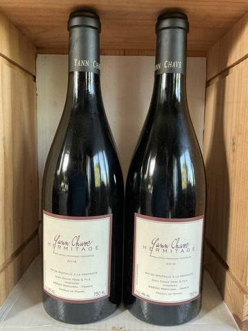 2017 Domaine Yann Chave - Hermitage - 2 Flessen (0.75 liter), Nieuw