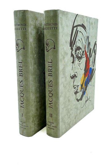Raymond Moretti / Jacques Brel - Œuvre Poétique - 1986, Antiek en Kunst