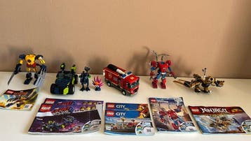 Lego Set - City, Marvel, Ninjago - 76202 70826 60214 76146, Kinderen en Baby's, Speelgoed | Duplo en Lego, Nieuw