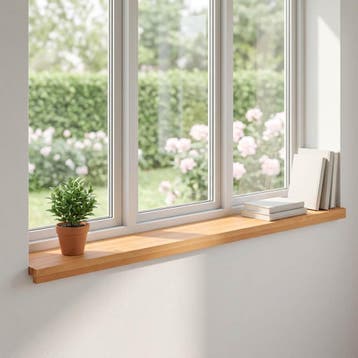 vidaXL Raamkozijnen 2 st Licht Bruin 120 x 20 x 2 cm, Verzenden, Nieuw