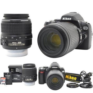 Nikon D40x CCD Sensor + DX AF-S NIKKOR 3.5-5.6/18-55mm G II, Nieuw