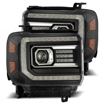 AlphaRex 14-18 GMC Sierra LUXX LED Proj Headlights Plank, Auto-onderdelen, Ophalen of Verzenden, Nieuw