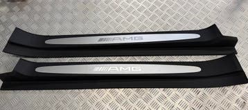 Mercedes SL55 AMG R230 instaplijsten set origineel, Ophalen of Verzenden, Gebruikt, Links, Mercedes-Benz