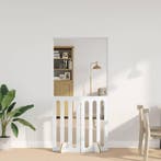 vidaXL Opvouwbaar huisdierhek 2 pcs Hoogglans Wit 100,5 x 38, Verzenden, Nieuw