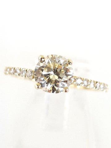 Verlovingsring - 14 karaat Geel goud - 1.15ct. tw. Diamant