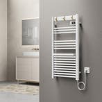pro.tec Handdoekradiator Uvdal elektrisch 105x50x4,3 cm wit, Verzenden, Nieuw