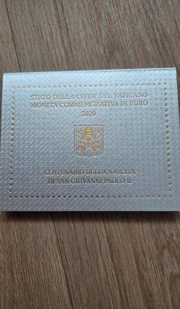 Vaticaan. 2 Euro 2020 Giovanni Paolo II (Zonder, Postzegels en Munten, Munten | Europa | Niet-Euromunten