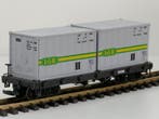 LGB 4069 A Container wagen met 2 LGB Containers, Overige typen, Ophalen of Verzenden, Zo goed als nieuw, LGB