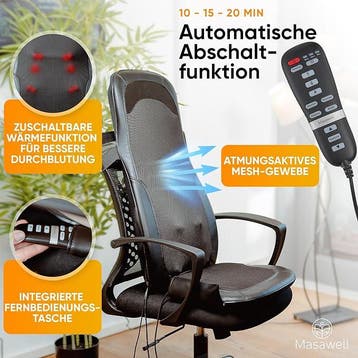 Shiatsu massagestoel  Masawell, Ophalen of Verzenden, Nieuw