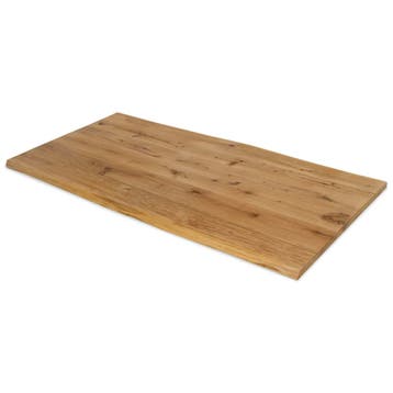 Tafelblad Massief Eiken 200 x 100 cm - Rustiek Eiken, Ophalen of Verzenden, Nieuw in verpakking