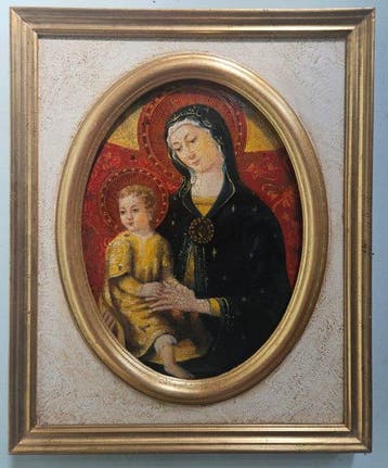 Scuola europea - Madonna con Bambino