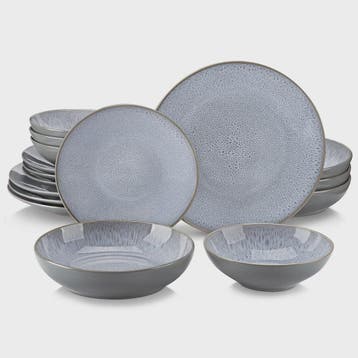 Vancasso Karst Servies Set 16/32 Delig Steengoed met Borden,, Verzenden, Nieuw