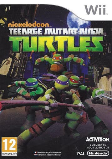Wii Nickelodeon Teenage Mutant Ninja Turtles, Verzenden, Zo goed als nieuw
