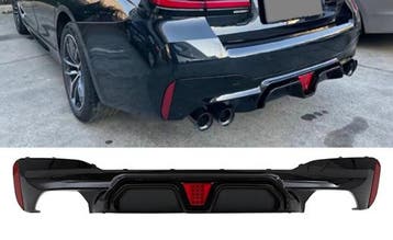 Diffuser passend voor BMW 5 Serie G30 M Pakket M5 Look met, Ophalen of Verzenden, Nieuw