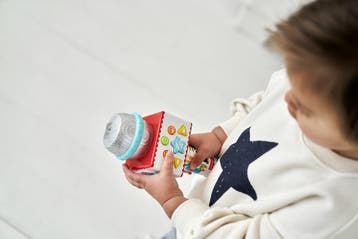 Fisher-Price Meezing Microphone – Interactief speelgoed -, Ophalen of Verzenden, Zo goed als nieuw