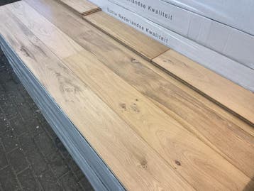 Grenen vloerplanken , Eiken lamelparket , Parket Duoplanken, Nieuw