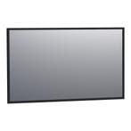 Brauer Onyx Spiegel - 120 cm - Rechthoekig - Zwart, Ophalen of Verzenden, Nieuw