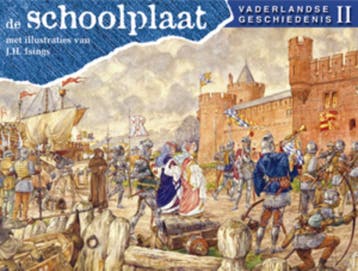 De Schoolplaat Vaderlandse Geschiedenis deel 2 / Vaderlandse, Boeken, Verzenden, Zo goed als nieuw