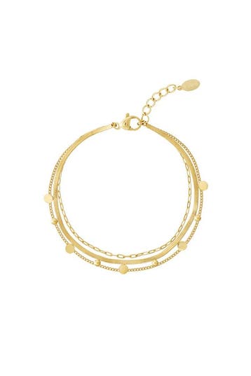 Goudlief Double the fun armband (Kettingarmbanden), Sieraden, Tassen en Uiterlijk, Verzenden, Nieuw, Zilver, Overige materialen