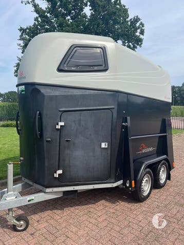 Oerdegelijke Anssems 2-paards 2021! Alu bodem!, Ophalen, Zo goed als nieuw, Aluminium, 2-paards trailer