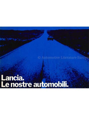 1974 LANCIA PROGRAMMA BROCHURE ENGELS, Nieuw, Author