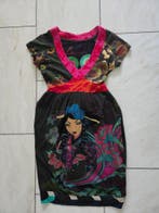 kleurige jurk van Desigual maat 34 XS, Kleding | Dames, Jurken, Ophalen of Verzenden, Zo goed als nieuw, Desigual, Maat 34 (XS) of kleiner