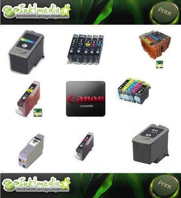 INKTMEDIA DE GOEDKOOPSTE inktcartridges voor Canon printers, Ophalen of Verzenden, Nieuw, Fotoprinter, Draadloos