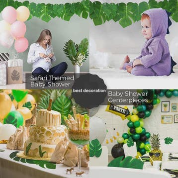 Kunstmatige Tropische Palmbladeren - Decoratie voor Feesten,, Verzenden