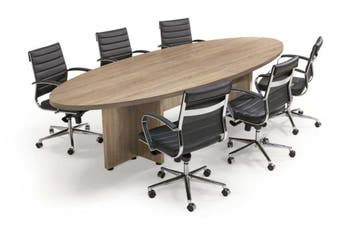 Vergadertafel ovaal Manager | Ellips | B320xD120cm, Nieuw in verpakking