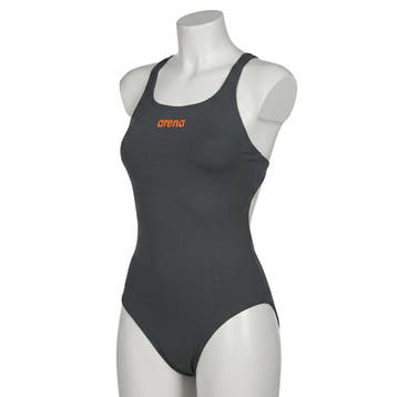 Arena G Team Swimsuit Pro Solid asphalt-black (AAA), Ophalen of Verzenden, Nieuw